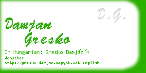damjan gresko business card